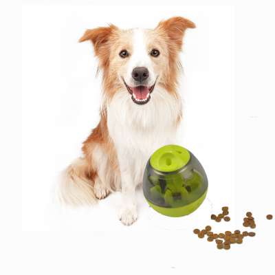 Pet Food Dispenser Feeder ball Training Pet Iq train Toys Interactive Food Treat Durable ball slow eating toy ball